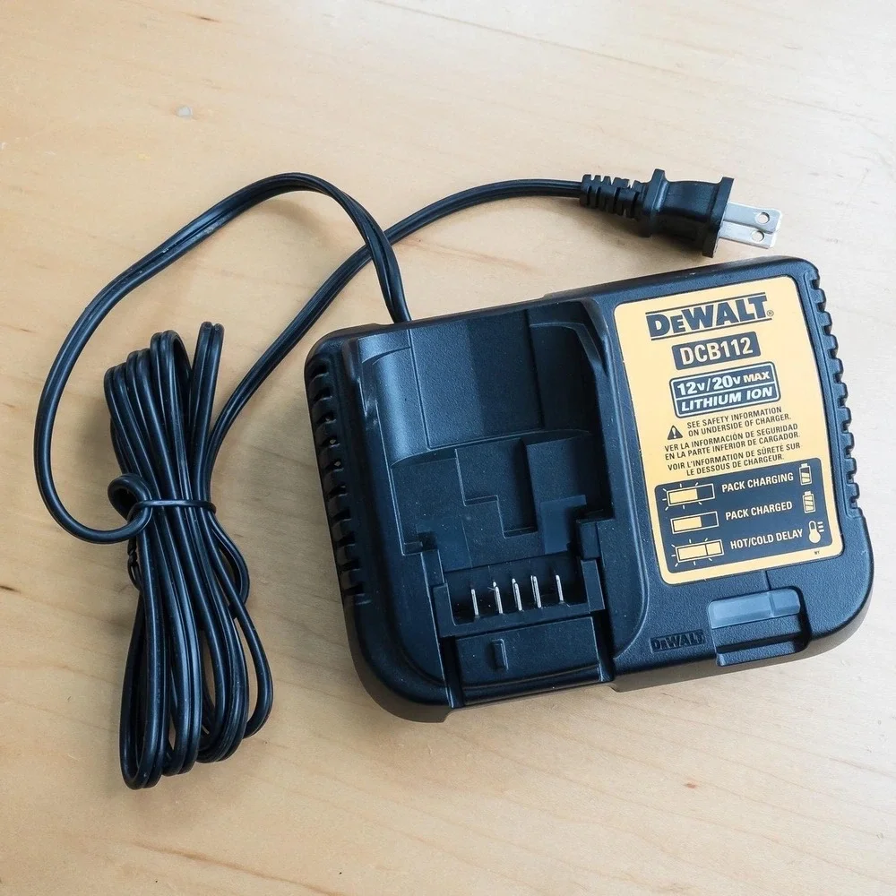 DEWALT‎ DCB112 Battery Charger Unisex OS Black Yellow 12V 20V MAX